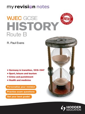 cover image of My Revision Notes: WJEC History Route B